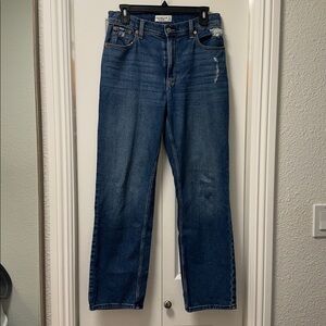 Abercrombie & Fitch Ultra High Rise Jeans - Dark Blue